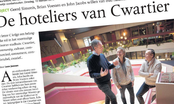 Publicatie: 'De Hoteliers van Cwartier'